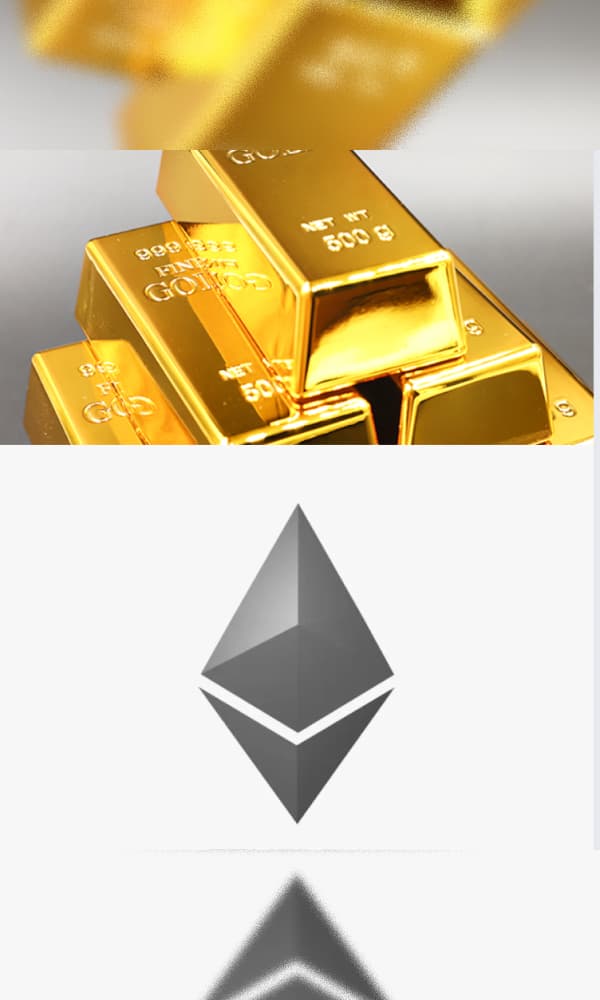 Gold hits $5000 before ETH?